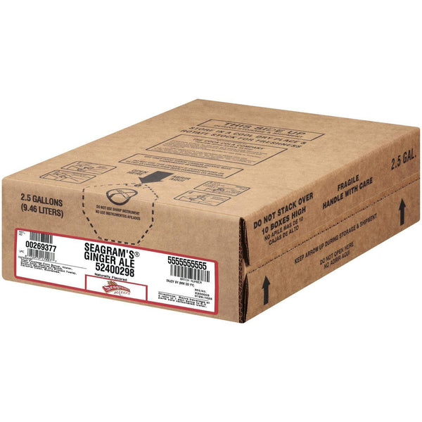 Seagrams Ginger Ale 2.5 Gallon Bag in Box